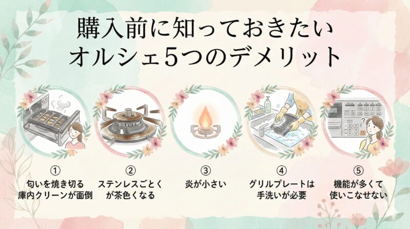 ノーリツ　オルシェ　５つのデメリット